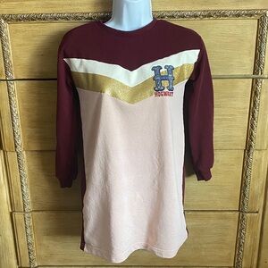 Harry potter Hogwarts Burgundy and Pink Kids Sweater